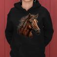 Horse Foal Girls Horse Rider Idea Kapuzenpullover für Damen