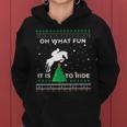 Horse Rider Equestrian Cowboy Ugly Christmas Sweater Jumper Women Hoodie