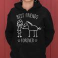 Horses Rider Quotes Sport Equestri Horse Love Riding Felpa con cappuccio da donna