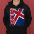 Iceland Flag Women's Children's Iceland Kapuzenpullover für Damen