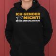 Ich Gender Nicht Ich Habe Einen Schulabschluss Women's Green Kapuzenpullover für Damen