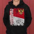 Indonesia Flag Children Kapuzenpullover für Damen