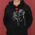 Jack Russell Terrier Love Cute Dog Mom Girls Felpa con cappuccio da donna