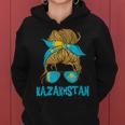 Kazakhstan For Girls Kazakhstan Flag For Kazakh Kapuzenpullover für Damen