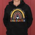Kindergarten Where The Adventure Begins Leopard Rainbow Women Hoodie