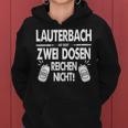 Lauterbach Hat Recht 2 Dosen Reich Nicht Two Doses Beer S Kapuzenpullover für Damen