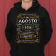 Leggende Sono Nate Agosto 1958 Compleanno Uomini E Donne Felpa con cappuccio da donna