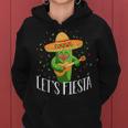 Let's Fiesta Cactus Sombrero Cappello Messicano Party Outfit Felpa con cappuccio da donna