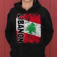 Libanon Flag Women's Children's Libanon Kapuzenpullover für Damen