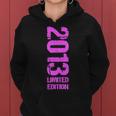 Limited Edition 2013 Compleanno Donne Ragazze 2013 Felpa con cappuccio da donna
