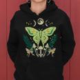 Luna Moth Mushrooms Moon Cottagecore Aesthetic Kid Men Women Hoodie