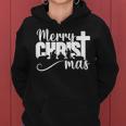 Merry Christ Mas Christian Christmas Jesus Christmas Family Women Hoodie Merry Christ Mas Christian Christmas Jesus Christmas Family Women Hoodie