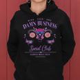Mind Your Own Damn Business Harris Walz Waltz 2024 Floral Women Hoodie