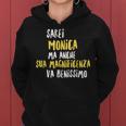 Monica Maglia Con Testo Divertente Donna Ragazza Bambina Felpa con cappuccio da donna