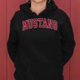 Mustang Oklahoma Okintage Sports Red S Kapuzenpullover für Damen