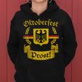 Oktoberfest Retro German Flag Eagle Prost Felpa con cappuccio da donna