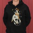 Pallone Rockabilly Pinup Girl Classy Lady 8 Felpa con cappuccio da donna