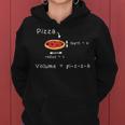 Pizza And Math Meme Math Teacher Kapuzenpullover für Damen