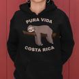 Puraida Costa Rica Cool Costa Rica Sloth Kapuzenpullover für Damen