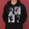 Queen Ii Elizabeth England Queen Of England Felpa con cappuccio da donna