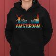 Retro AmsterdamRegali Paesi Bassiintage Men Felpa con cappuccio da donna