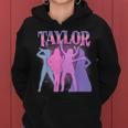 Retro Taylor First Name Personalized Groovy Birthday Girl Women Hoodie