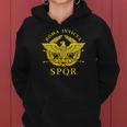 Roma Invicta Spqr Águila Romana Sudadera con capucha para mujer