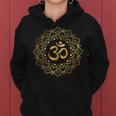 Sacro Om Mandala Yoga Spirituale Felpa con cappuccio da donna