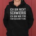 Sarcasmus Ich Bin Nicht Schwer Sarcastic Sayings Kapuzenpullover für Damen