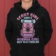 Scoutismo Ragazza Esploratore Guida Scout Scouting Felpa con cappuccio da donna