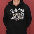 Simpatico Bulldog Inglese Mamma Top Cane Divertente Che Cammina Per Le Donne Felpa con cappuccio da donna