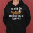 Sloth Ich Kam Sah Und Hatte Direkt Kein Bock Ich Kam Sah Kapuzenpullover für Damen