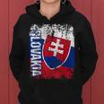 Slowakei Flag Women's Children's Kapuzenpullover für Damen