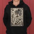Soccer Mom Tarot Card Vintage Halloween Soccer Mama Women Hoodie
