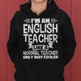 Sono Un Insegnante English Teacher Felpa con cappuccio da donna