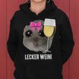 Tasty Weini X Sad Hamster Girl Meme Wine Wine Kapuzenpullover für Damen