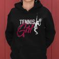 Tennis Player Girls Tennis Kapuzenpullover für Damen