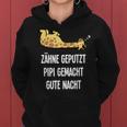 Th Geputzt Gute Nacht Giraffe Nightdress Sleep Kapuzenpullover für Damen