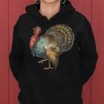 Thanksgiving Retro Vintage Turkey Fall Thankful Thanksgiving Women Hoodie