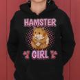 Vestiti Hamster Girl Criceto Felpa con cappuccio da donna