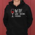 Wine Tasting Friends Wine Slogan Wine Drinker Kapuzenpullover für Damen