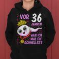 Women's Or 36 Jahren War Ich Mal Die Fastelste 36Th Birthday Kapuzenpullover für Damen