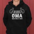 Women's Beste Oma Der Welt Kapuzenpullover für Damen