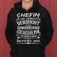 Women's Chefin Wir Habenersucht Für Sie Das Beste Zu Finden German Kapuzenpullover für Damen