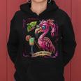 Women's Flamingo Bin Da Kann Losgehen Costume Kapuzenpullover für Damen