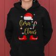 Women's Grandma Claus Matching Christmas Pyjamas Grandma Kapuzenpullover für Damen