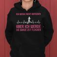 Women's Joggen Ich Werde Nicht Aufgeben Aber Die Ganz Zeit Sluchen S Kapuzenpullover für Damen