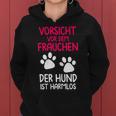 Women's Orsichtorden Der Hund Ist Harmlos S Kapuzenpullover für Damen