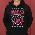 Zur Oma Gewerden Befördert Familien Mother Omi Baby Kapuzenpullover für Damen