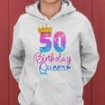 50 Cumpleaños Es – Birthday Queen 50 Sudadera con capucha para mujer